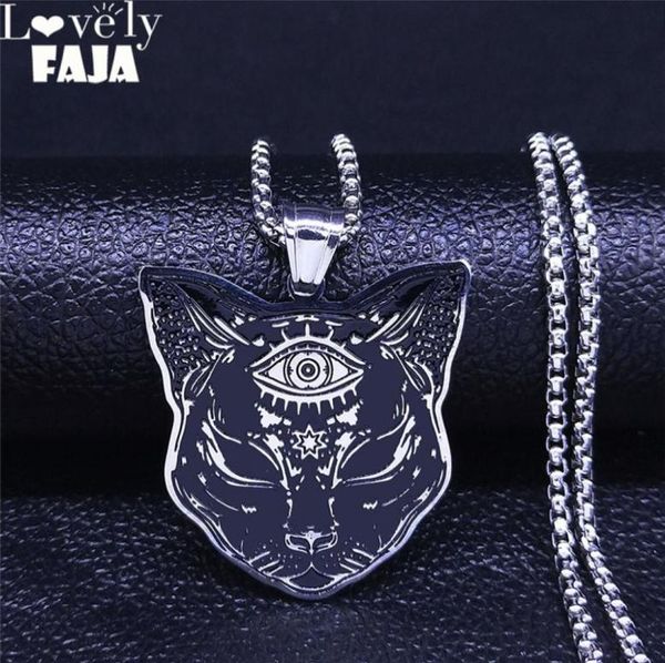 2020 fashion witchcraft eyes cat stainless steel necklace for womenmen silver color statement necklace jewelry cadena nxs028830739
2020 fashion witchcraft eyes cat stainless steel necklace for womenmen silver color statement necklace jewelry cadena nxs028830739