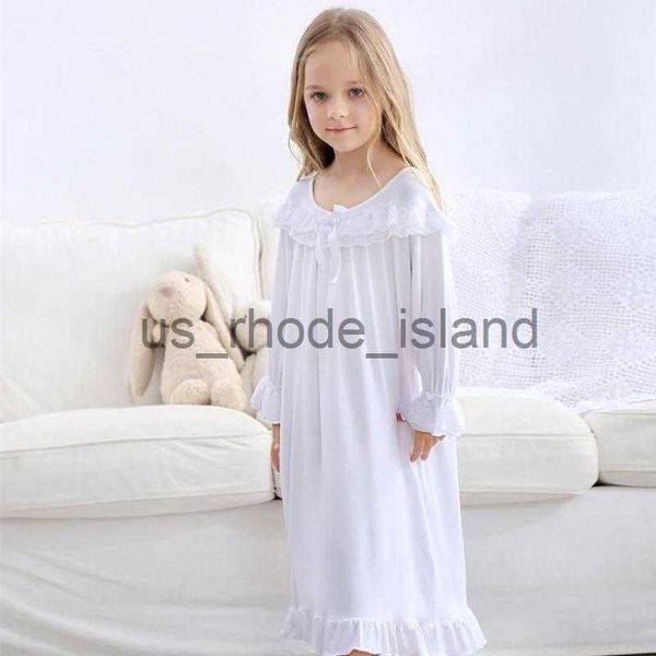 pajamas pajama dress girl white bow long sleeve nightdress for girls high-grade cotton children nightwear sweet home wear nightdress x0721, Blue;red
pajamas pajama dress girl white bow long sleeve nightdress for girls high-grade cotton children nightwear sweet home wear nightdress x0721, Blue;red