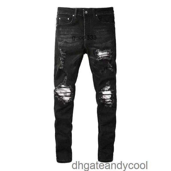 jeans broken street amirly man summer new denim patch fashion high jeans slp slim fit designer pants male rmrm, Blue
jeans broken street amirly man summer new denim patch fashion high jeans slp slim fit designer pants male rmrm, Blue