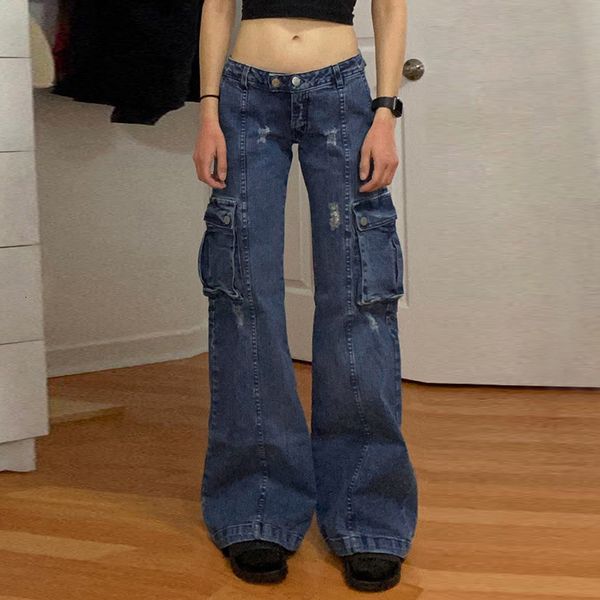 women s jeans y2k aesthetic women zipper low waist wide leg denim pants with pockets fashion trousers streetwear 230720, Blue
women s jeans y2k aesthetic women zipper low waist wide leg denim pants with pockets fashion trousers streetwear 230720, Blue