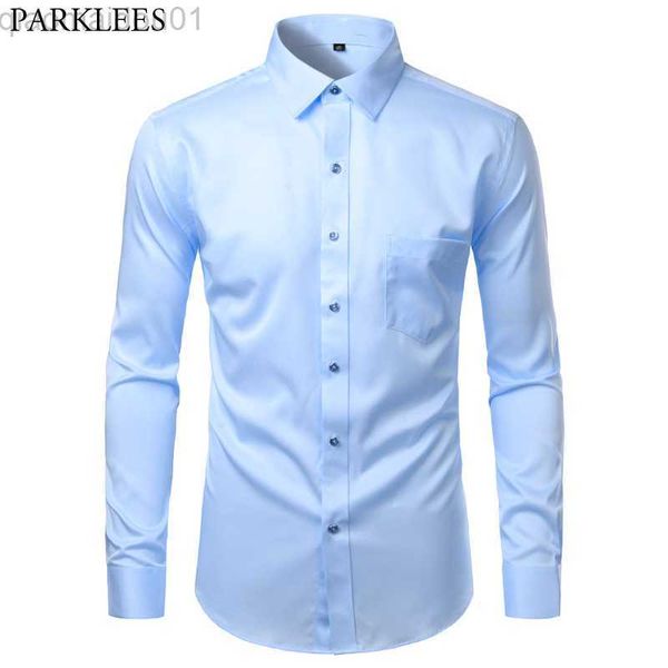 men's casual shirts sky blue men's bamboo fiber dress shirt 2020 brand slim fit casual button down chemise non iron easy care form, White;black
men's casual shirts sky blue men's bamboo fiber dress shirt 2020 brand slim fit casual button down chemise non iron easy care form, White;black