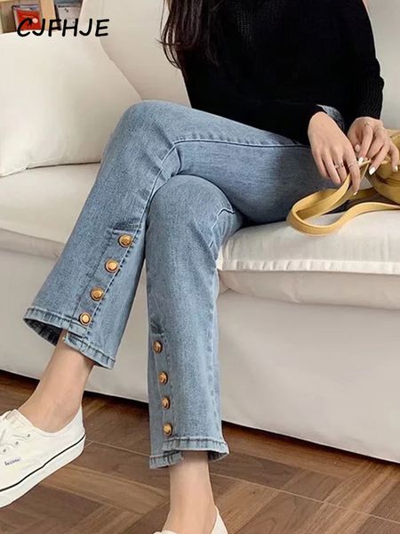 women s jeans cjfhje casual slim black straight women split spring autumn high waisted oversized wide leg cropped denim pants female 230720, Blue
women s jeans cjfhje casual slim black straight women split spring autumn high waisted oversized wide leg cropped denim pants female 230720, Blue