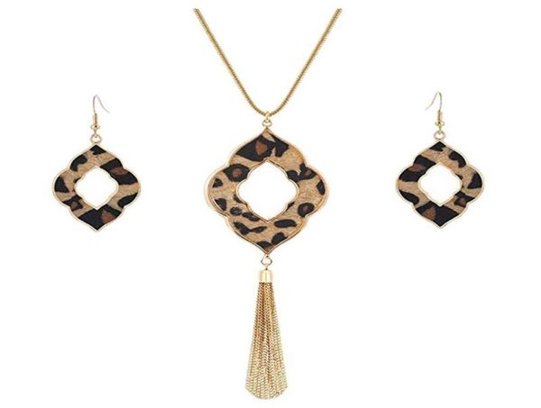 earrings necklace long for women leopard print cheetah leather drop dangle set geometric pendant fringe tassel4518016, Silver
earrings necklace long for women leopard print cheetah leather drop dangle set geometric pendant fringe tassel4518016, Silver