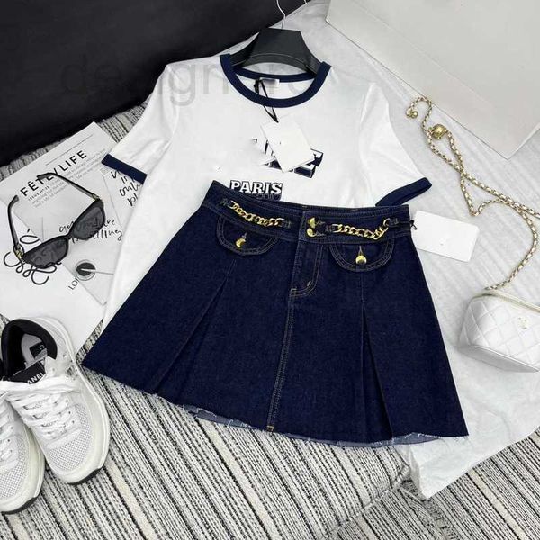 skirts designer summer new sweet style temperament reduced age triumphal arch metal chain waist pleated denim skirt t7kk, Black
skirts designer summer new sweet style temperament reduced age triumphal arch metal chain waist pleated denim skirt t7kk, Black