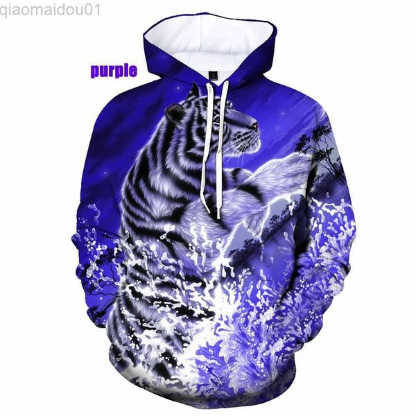 men's hoodies sweatshirts 2023 new 3d print dreamy tiger hoodies casual sweatshirt fashion men/women couples l230721, Black
men's hoodies sweatshirts 2023 new 3d print dreamy tiger hoodies casual sweatshirt fashion men/women couples l230721, Black