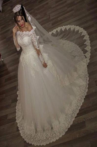 princess offshoulder long sleeves ball gown wedding dresses lace appliqued sweep train tulle arabic dubai 2019 bridal gowns8589819, White
princess offshoulder long sleeves ball gown wedding dresses lace appliqued sweep train tulle arabic dubai 2019 bridal gowns8589819, White