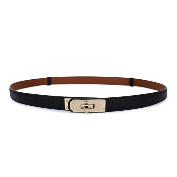 luxury brand women's thin waist belt 1 8cm wide high-quality h family kelly dress small suit necessary for formal wear2558, Black;brown
luxury brand women's thin waist belt 1 8cm wide high-quality h family kelly dress small suit necessary for formal wear2558, Black;brown