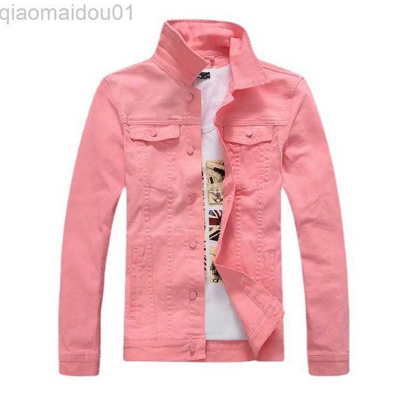 men's jackets men pink denim jackets outwear slim fit denim coats new fashion male cotton casual jeans jackets streetwear jean coats si, Black;brown
men's jackets men pink denim jackets outwear slim fit denim coats new fashion male cotton casual jeans jackets streetwear jean coats si, Black;brown