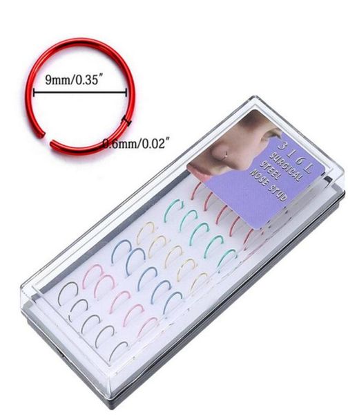 40pcsset new medical nostril titanium nose hoop nose rings clip on nose ring body fake piercing jewelry4646638, Silver
40pcsset new medical nostril titanium nose hoop nose rings clip on nose ring body fake piercing jewelry4646638, Silver