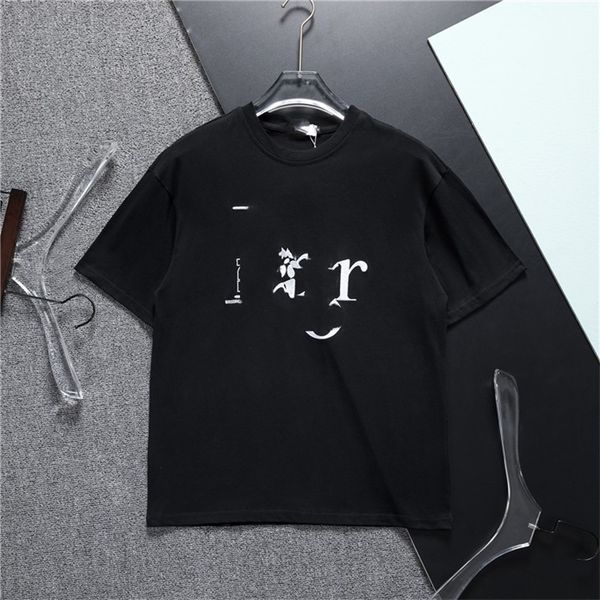 men's loose t-shirt shirt summer fashion men's wardrobe h43, White;black