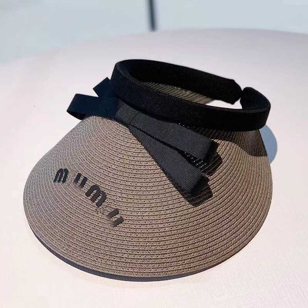 2023 miu women's empty hat designer beanie cap sun protection uv bowknot large brim straw hats a2, Blue;gray
2023 miu women's empty hat designer beanie cap sun protection uv bowknot large brim straw hats a2, Blue;gray