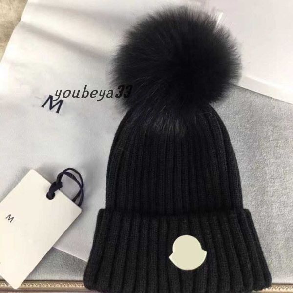 designer winter knitted beanie woolen hat women chunky knit thick warm faux fur pom beanies hats female bonnet beanie caps 11 colors, Blue;gray
designer winter knitted beanie woolen hat women chunky knit thick warm faux fur pom beanies hats female bonnet beanie caps 11 colors, Blue;gray