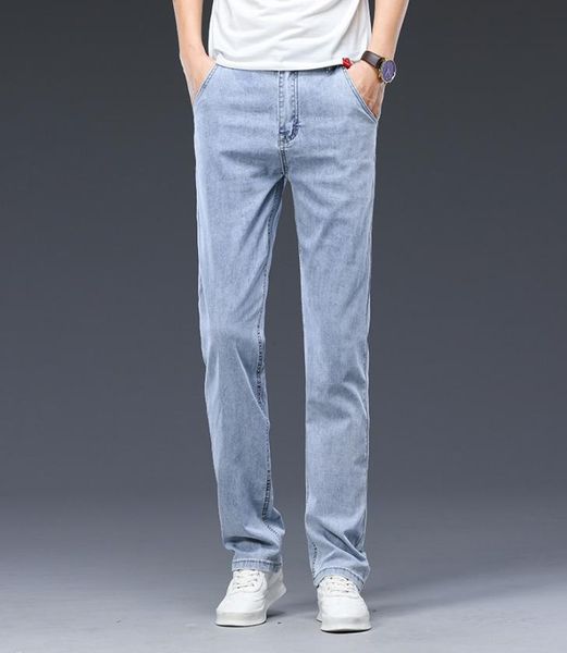 2020 summer autumn new men thin jeans business smart casual stretch loose denim pants blue gray trousers male brand large size9631476
2020 summer autumn new men thin jeans business smart casual stretch loose denim pants blue gray trousers male brand large size9631476