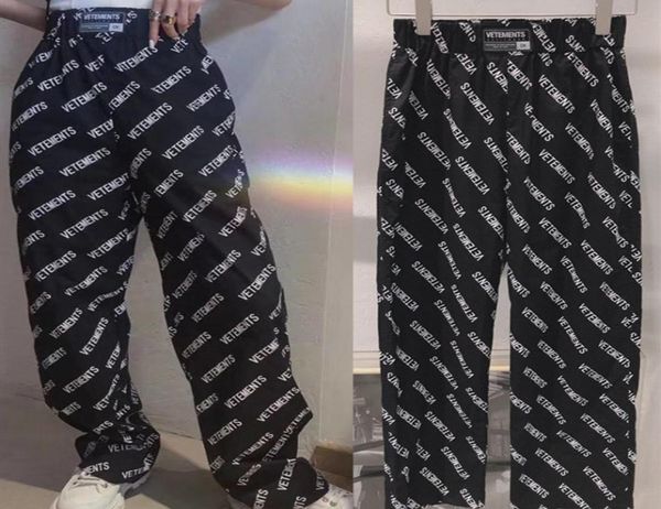 full pants men women streetwear straight pants fabric vtm trousers 8221921564, Black
full pants men women streetwear straight pants fabric vtm trousers 8221921564, Black