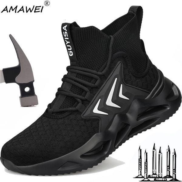 safety shoes amawei non-slip shoes for men work boots with steel toe cap anti-smashing men's sneakers protective safety shoes comfortab, Black;brown
safety shoes amawei non-slip shoes for men work boots with steel toe cap anti-smashing men's sneakers protective safety shoes comfortab, Black;brown