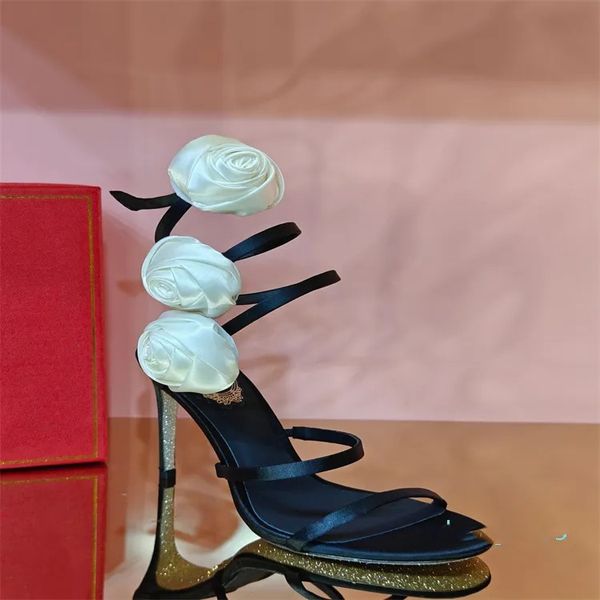 casual shoes designer fashion high heeled sandals genuine leather summer women fine heel heels shoes wrap the rose with a spiral tie, Black
casual shoes designer fashion high heeled sandals genuine leather summer women fine heel heels shoes wrap the rose with a spiral tie, Black