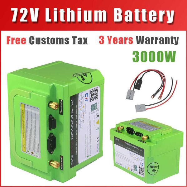 Image of 72V 30AH 3000W Scooter Motorcycle Ebike battery