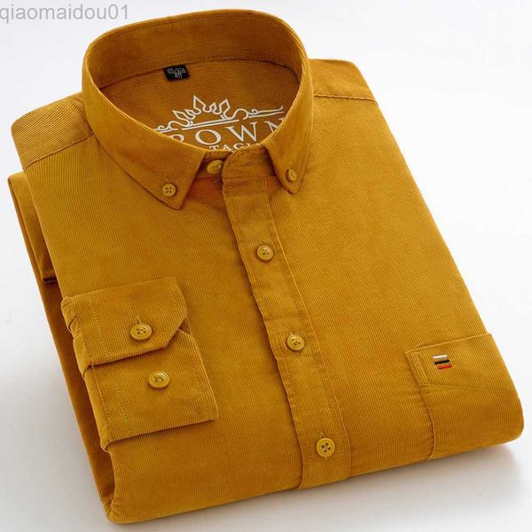 men's casual shirts men's long sleeve vintage 100% cotton corduroy shirt single patch pocket standard-fit button-down collar quali, White;black
men's casual shirts men's long sleeve vintage 100% cotton corduroy shirt single patch pocket standard-fit button-down collar quali, White;black