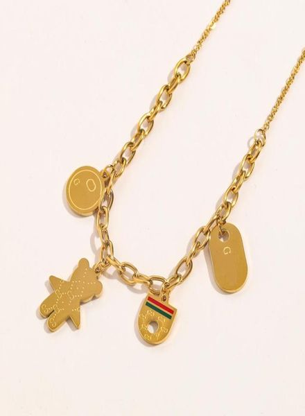 never fading 18k gold plated brand designer letter bear pendant necklaces pretty crystal rhinestone stainless steel choker necklac1915802, Silver
never fading 18k gold plated brand designer letter bear pendant necklaces pretty crystal rhinestone stainless steel choker necklac1915802, Silver