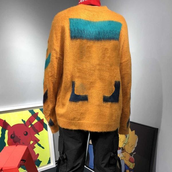 ow mens mohair sweater wool sweaters designer long sleeved t shirt men women black and white sweatshirt round neck hoodie pullover coat usa, White;black
ow mens mohair sweater wool sweaters designer long sleeved t shirt men women black and white sweatshirt round neck hoodie pullover coat usa, White;black