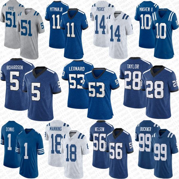 jonathan taylor 5 anthony richardson football jersey josh downs quenton nelson darius leonard michael pittman deforest buckner gardner minsh, Black;red
jonathan taylor 5 anthony richardson football jersey josh downs quenton nelson darius leonard michael pittman deforest buckner gardner minsh, Black;red