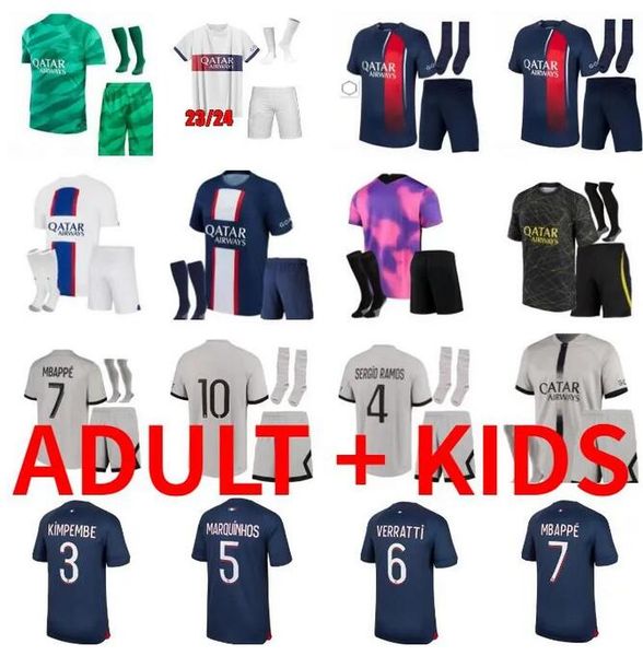 22 23 24 psgs mbappe paris soccer jerseys verratti 2023 2024 donnarumma marquinhos wijnaldum kean hakimi sergio ramos football shirts men ki, Black;yellow
22 23 24 psgs mbappe paris soccer jerseys verratti 2023 2024 donnarumma marquinhos wijnaldum kean hakimi sergio ramos football shirts men ki, Black;yellow
