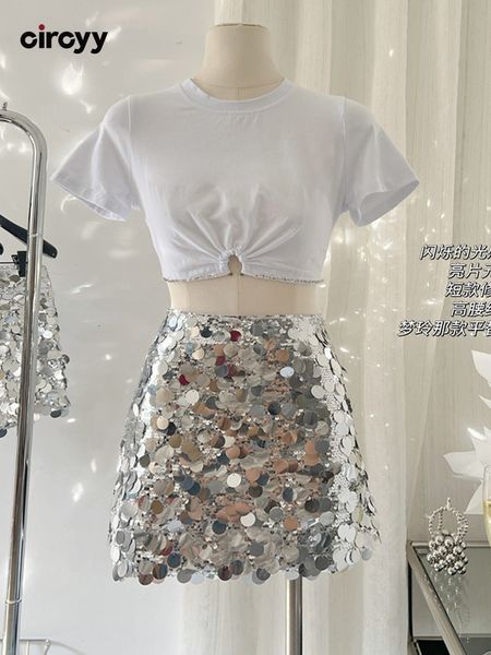 skirts circyy skirt high waisted shiny mini zipper fly sequins aline black y2k evening club slim chic goth 230720
skirts circyy skirt high waisted shiny mini zipper fly sequins aline black y2k evening club slim chic goth 230720