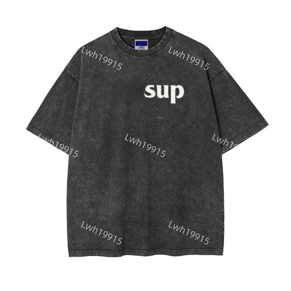 wass heavy duty retro made old wash short sleeve boys' couple 5/4 sleeve t-shirt women's summer fashion brand ins, White;black
wass heavy duty retro made old wash short sleeve boys' couple 5/4 sleeve t-shirt women's summer fashion brand ins, White;black