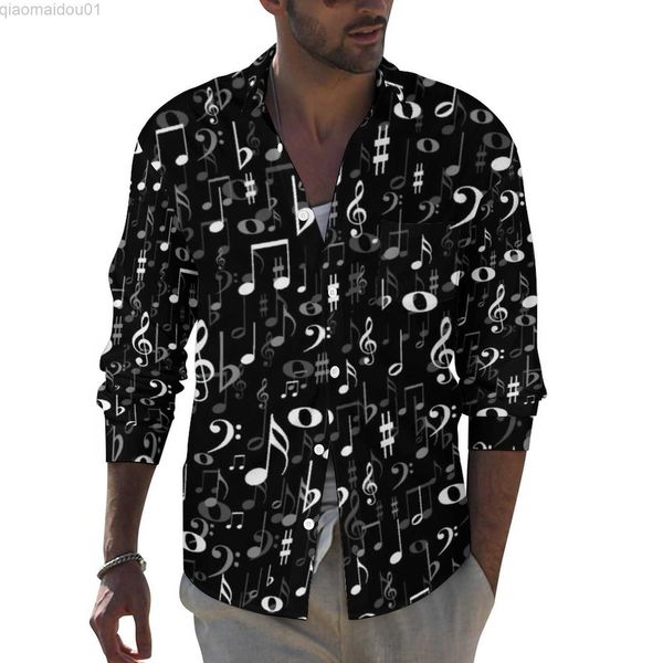 men's casual shirts fun music notes shirt male black and white casual shirts autumn y2k pattern blouses long sleeve oversize clothes bi, White;black
men's casual shirts fun music notes shirt male black and white casual shirts autumn y2k pattern blouses long sleeve oversize clothes bi, White;black