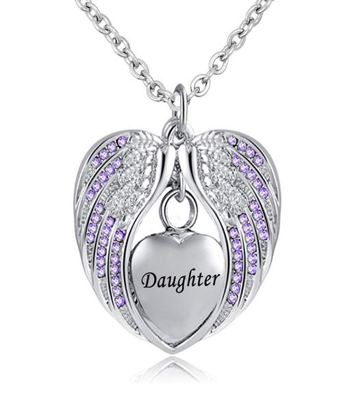 birthstone charm pendant memorial urn necklace stainless steel waterproof angel wing keepsake cremation jewelry for daughter9647776, Silver
birthstone charm pendant memorial urn necklace stainless steel waterproof angel wing keepsake cremation jewelry for daughter9647776, Silver