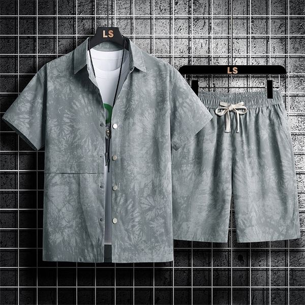 men's tracksuits summer mens short sleeve shirt set hawaiian style casual shirt and shorts two piece set male sports suit loose big siz, Gray
men's tracksuits summer mens short sleeve shirt set hawaiian style casual shirt and shorts two piece set male sports suit loose big siz, Gray