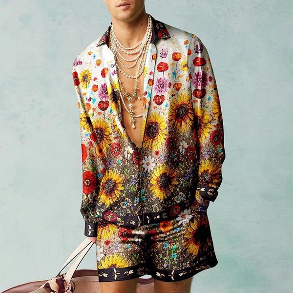 men's tracksuits summer hawaiian 3d print men suit long sleeve lapel shirts and shorts two piece set man casual loose beach outfits clo, Gray
men's tracksuits summer hawaiian 3d print men suit long sleeve lapel shirts and shorts two piece set man casual loose beach outfits clo, Gray