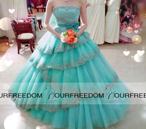 2019 stunning lace quinceanera dresses strapless evening party prom dresses crystals formal prom gown custom made2360770, Blue;red
2019 stunning lace quinceanera dresses strapless evening party prom dresses crystals formal prom gown custom made2360770, Blue;red