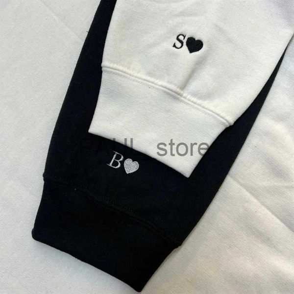 men's hoodies sweatshirts custom embroidered initial heart sweatshirt couples shirt initial on sleeve hoodie wedding anniversary valent, Black
men's hoodies sweatshirts custom embroidered initial heart sweatshirt couples shirt initial on sleeve hoodie wedding anniversary valent, Black