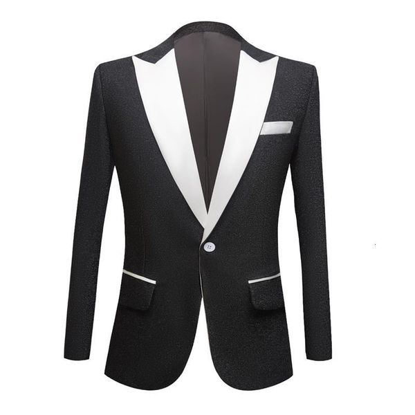 men's suits blazers suit coat spring and autumn business mature gentleman slim wedding lapel tuxedo large size 230720, White;black
men's suits blazers suit coat spring and autumn business mature gentleman slim wedding lapel tuxedo large size 230720, White;black