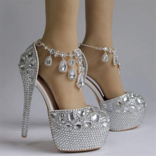 2022 sliver crystal wedding bridal shoes high heels 14cm 5cm pumps bling for prom evening party dress rhinestones beaded207h, Black
2022 sliver crystal wedding bridal shoes high heels 14cm 5cm pumps bling for prom evening party dress rhinestones beaded207h, Black