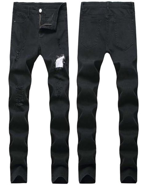 men casual jeans denim patchwork ripped knee holes jeans pencil pants elastic plus size 40 5585262, Blue
men casual jeans denim patchwork ripped knee holes jeans pencil pants elastic plus size 40 5585262, Blue