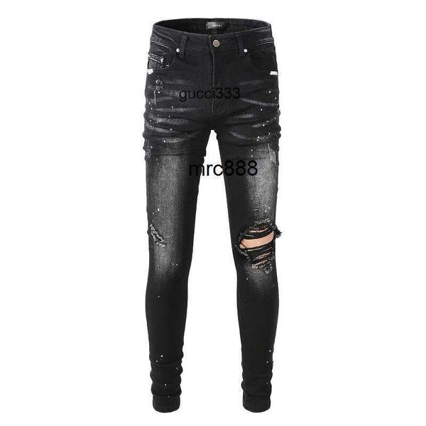 painting amirly casual color hip hop high ink street worn fit out and worn slim washed splash jeans men's, Blue
painting amirly casual color hip hop high ink street worn fit out and worn slim washed splash jeans men's, Blue