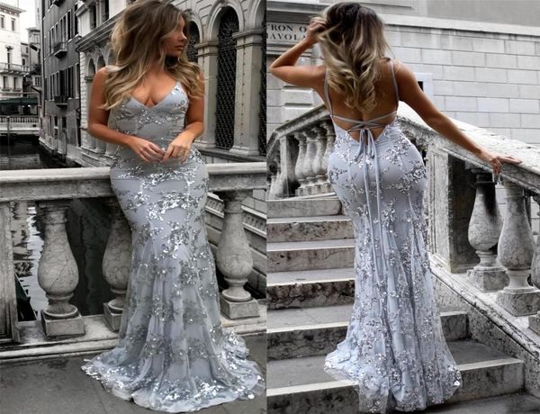 silver sequined prom dresses 2019 mermaid deep v neck backless formal evening gown celebrity party red carpet dress 2816941, Black
silver sequined prom dresses 2019 mermaid deep v neck backless formal evening gown celebrity party red carpet dress 2816941, Black