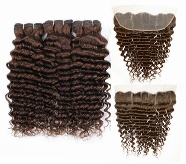 deep wave 4 medium brown remy human hair weave bundles with lace frontal closure 13x45608436, Black;brown
deep wave 4 medium brown remy human hair weave bundles with lace frontal closure 13x45608436, Black;brown
