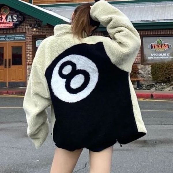men's jackets streetwear black lamb 8 ball coat luxury brand billiards 8 ball winter thick jacket high street hip hop y2k outwear men w, Black;brown
men's jackets streetwear black lamb 8 ball coat luxury brand billiards 8 ball winter thick jacket high street hip hop y2k outwear men w, Black;brown