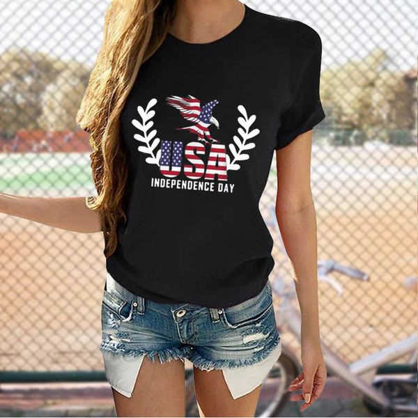 independence day new usa english pattern printed men's and women's round neck loose summer short sleeve t-shirt top, White
independence day new usa english pattern printed men's and women's round neck loose summer short sleeve t-shirt top, White