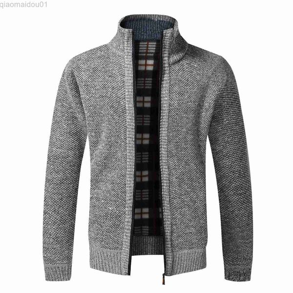 men's jackets new autumn winter men's knitted jacket slim fit stand collar zipper jacket men solid cotton thick warm cardigan men, Black;brown
men's jackets new autumn winter men's knitted jacket slim fit stand collar zipper jacket men solid cotton thick warm cardigan men, Black;brown