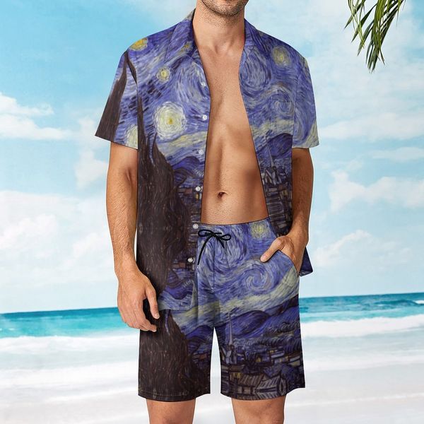 men's tracksuits vincent gogh starry night beach suit casual pieces home size 230720, Gray
men's tracksuits vincent gogh starry night beach suit casual pieces home size 230720, Gray