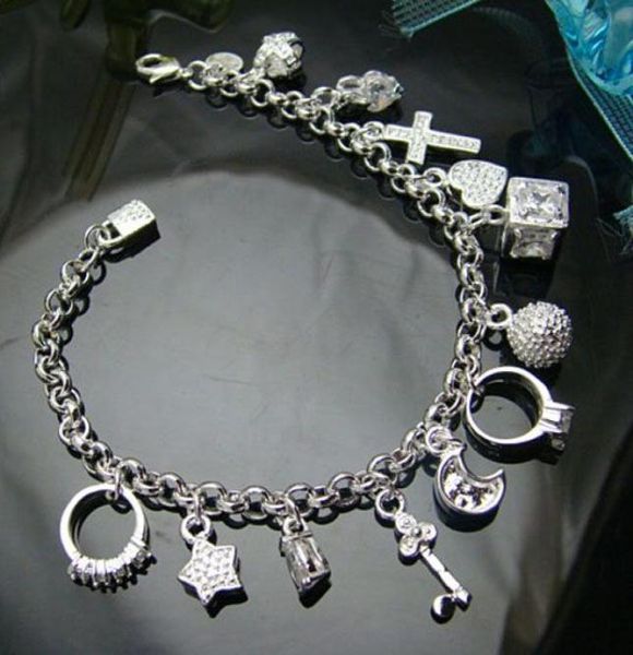 whole retail lowest christmas gift new 925 silver fashion bracelet ybh1443613966, Black
whole retail lowest christmas gift new 925 silver fashion bracelet ybh1443613966, Black