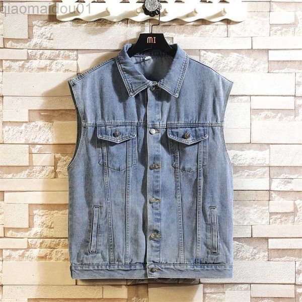 men's jackets new denim vest men sleeveless denim jacket casual waistcoat men solid color jean coat male streetwear mens clothing 2022, Black;brown
men's jackets new denim vest men sleeveless denim jacket casual waistcoat men solid color jean coat male streetwear mens clothing 2022, Black;brown