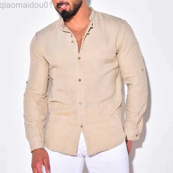men's casual shirts 2023 new men casual cotton linen men shirts stand collar solid color long sleeves loose spring autumn handsome mal, White;black
men's casual shirts 2023 new men casual cotton linen men shirts stand collar solid color long sleeves loose spring autumn handsome mal, White;black