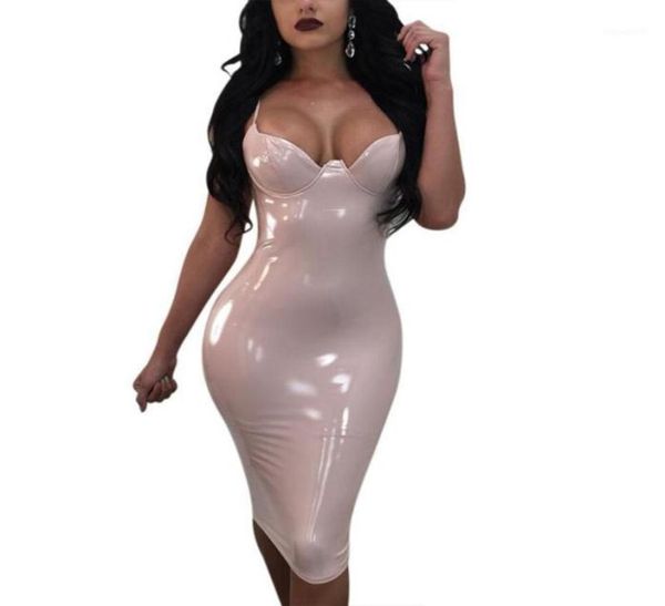 new women faux leather pvc dress v nck slim fashion latex black white pink red long party dress plus size m4xl11519430, Black;gray
new women faux leather pvc dress v nck slim fashion latex black white pink red long party dress plus size m4xl11519430, Black;gray