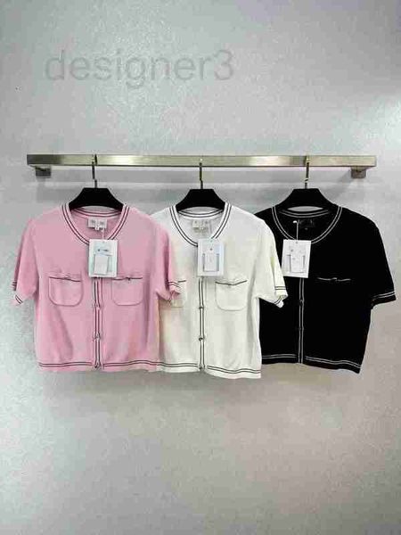 women's knits & tees designer summer new chic style elegant and slim age reducing double c button contrast knitted cardigan 7ad8, White
women's knits & tees designer summer new chic style elegant and slim age reducing double c button contrast knitted cardigan 7ad8, White
