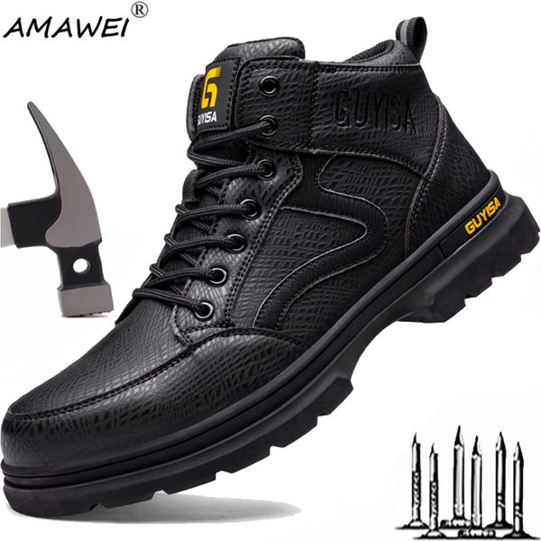 safety shoes amawei non-slip mens puncture-proof leather shoes waterproof work prot0ective boots steel toe safety indestructible sneakers 23, Black;brown
safety shoes amawei non-slip mens puncture-proof leather shoes waterproof work prot0ective boots steel toe safety indestructible sneakers 23, Black;brown